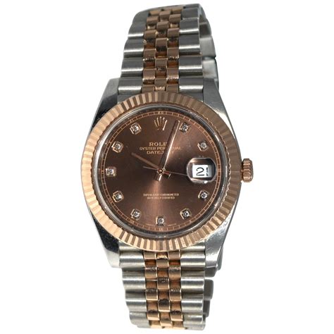 montre rolex chocolat|rolex everose gold.